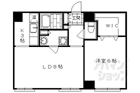 林ビル 310 ｜ 京都府京都市下京区河原町通松原上る清水町（賃貸マンション1LDK・3階・42.00㎡） その2