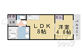 京都府京都市右京区西院西寿町（賃貸マンション1LDK・1階・30.60㎡） その2