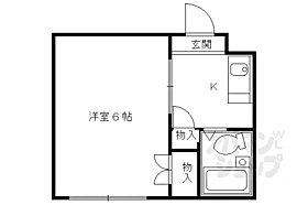 京都府京都市右京区太秦藤ケ森町（賃貸マンション1K・1階・17.65㎡） その2