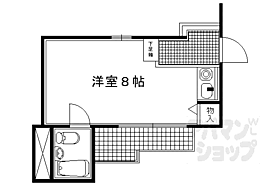 京都府京都市上京区上立売通小川西入る御三軒町（賃貸マンション1K・4階・16.60㎡） その2