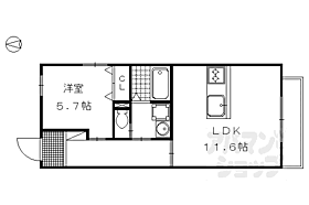 京都府京都市中京区壬生神明町（賃貸マンション1LDK・2階・45.68㎡） その2