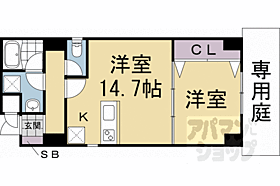 京都府京都市中京区壬生森前町（賃貸マンション1LDK・1階・42.24㎡） その2