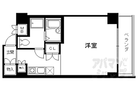 京都府京都市右京区西院月双町（賃貸マンション1K・3階・26.14㎡） その2