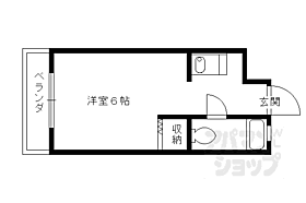 京都府京都市上京区寺ノ内通千本東入ル二丁目新猪熊東町（賃貸マンション1K・4階・17.00㎡） その2