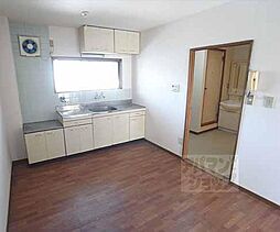 京福電気鉄道北野線 鳴滝駅 徒歩15分の賃貸マンション 1階2DKのリビング/ダイニング