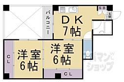間取図画像 2DK