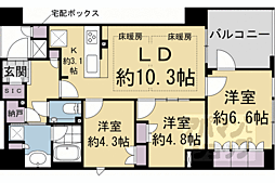 ザ・パークハウス堀川六角 3階