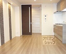 京都市営烏丸線 五条駅 徒歩4分の賃貸アパート 1階1LDKのリビング/ダイニング