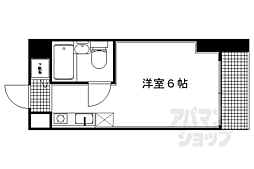 京都市営烏丸線 今出川駅 徒歩7分の賃貸マンション 5階1Kの間取り