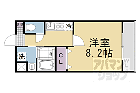 クオリエ丹波口 101 ｜ 京都府京都市下京区中堂寺北町（賃貸マンション1K・1階・25.13㎡） その2