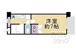 デイスターアベニュー 1Kの間取図画像