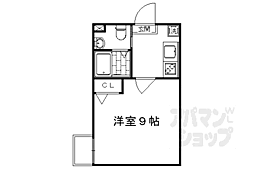 アークリード五条堀川 1Kの間取図画像