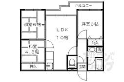 シベール青殿 3LDKの間取図画像