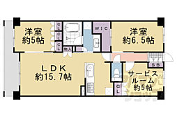 ファインレジデンス京都五条通 3LDKの間取図画像