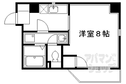 メゾンf 1Kの間取図画像