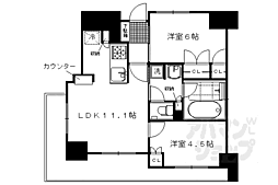 アベニール三条油小路 4階