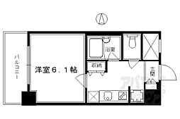 サンジョルノ室町 1Kの間取図画像