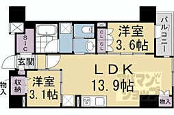 イニシア京都五条 2階