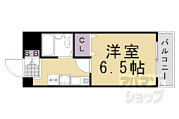 ブランバール24 1Kの間取図画像