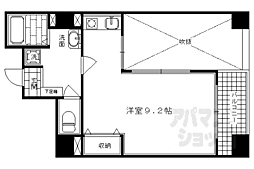 グランドパレス御池衣棚 1Kの間取図画像