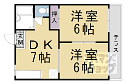 間取図画像 2DK