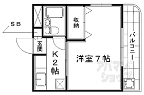 リバティベル 213 ｜ 京都府京都市右京区太秦中筋町（賃貸マンション1K・2階・18.90㎡） その2