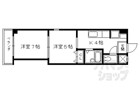 アラミス 402 ｜ 京都府京都市右京区西京極東町（賃貸マンション2K・4階・29.70㎡） その2