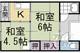 京都府京都市西京区樫原茶ノ木本町（賃貸アパート2K・2階・31.04㎡） その2