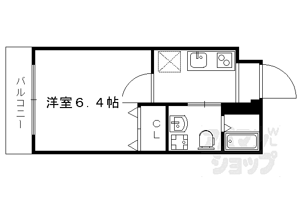 グランドーリアＪＲ円町駅前 101｜京都府京都市中京区西ノ京南円町(賃貸マンション1K・1階・21.14㎡)の写真 その2