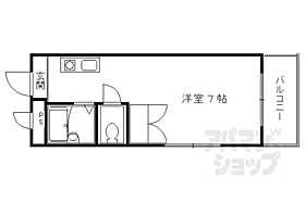 ジュネス丸池 A407 ｜ 京都府京都市右京区西院西寿町（賃貸マンション1K・4階・19.98㎡） その2