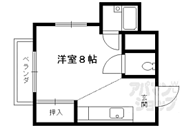 京都府京都市西京区大枝塚原町（賃貸マンション1K・4階・23.42㎡） その2