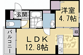 リガールメゾン　円町 202 ｜ 京都府京都市中京区西ノ京北円町（賃貸マンション1LDK・2階・42.03㎡） その2