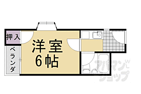 京都府京都市西京区下津林南大般若町（賃貸マンション1K・2階・17.56㎡） その2