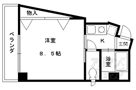 京都府京都市西京区桂上豆田町（賃貸マンション1K・3階・24.55㎡） その2