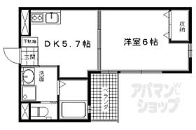 クオリティー嵯峨野 107 ｜ 京都府京都市右京区嵯峨野有栖川町（賃貸マンション1DK・1階・27.09㎡） その2