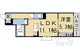 京都府京都市下京区西洞院通六条下る西側町（賃貸マンション1LDK・3階・42.67㎡） その2