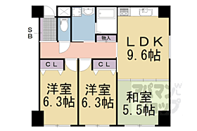 京都府京都市中京区御幸町御池上ル亀屋町（賃貸マンション3LDK・2階・67.31㎡） その2