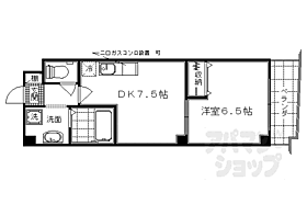 スールシャンブル 605 ｜ 京都府京都市右京区西院四条畑町（賃貸マンション1DK・6階・31.04㎡） その2