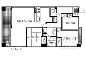 京都府京都市中京区堀川通三条下る橋浦町（賃貸マンション3LDK・14階・80.57㎡） その2