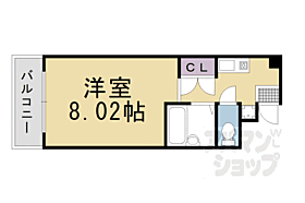 京都府京都市中京区堀川通六角下ル壺屋町（賃貸マンション1K・4階・21.90㎡） その2