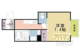 京都府京都市北区平野上柳町（賃貸アパート1K・1階・27.01㎡） その2