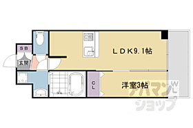 京都府京都市南区東九条西河辺町（賃貸マンション1LDK・7階・30.42㎡） その2