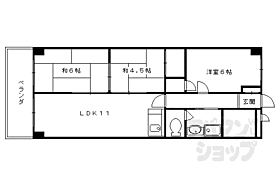 京都府京都市南区唐橋琵琶町（賃貸マンション3LDK・4階・60.50㎡） その2