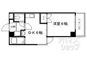 プリマベーラ西京極 401 ｜ 京都府京都市右京区西京極前田町（賃貸マンション1DK・4階・25.52㎡） その2