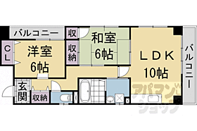 京都府京都市下京区綾小路通烏丸東入ル竹屋之町（賃貸マンション2LDK・6階・55.89㎡） その2