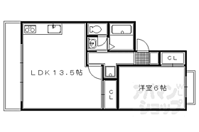 京都府京都市西京区嵐山宮ノ北町（賃貸アパート1LDK・2階・45.00㎡） その2