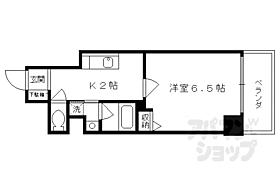 京都府京都市南区西九条大国町（賃貸マンション1K・4階・24.73㎡） その2