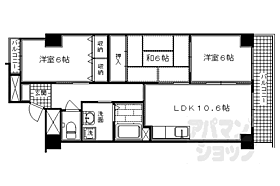 京都府京都市下京区仏光寺通油小路西入ル喜吉町（賃貸マンション3LDK・3階・65.21㎡） その2