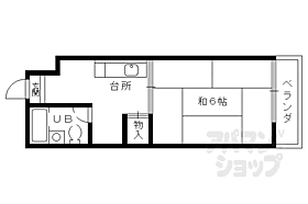 秋街道ハイツ 209 ｜ 京都府京都市右京区嵯峨野秋街道町（賃貸マンション1K・2階・19.00㎡） その2