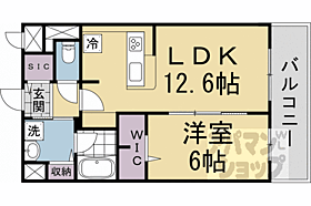 ＫＣＣフラット西京極 302 ｜ 京都府京都市右京区西京極南大入町（賃貸マンション1LDK・3階・45.18㎡） その2